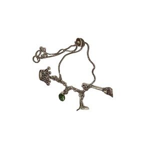 Wicked Themed Charm Bracelet - Silver Tone